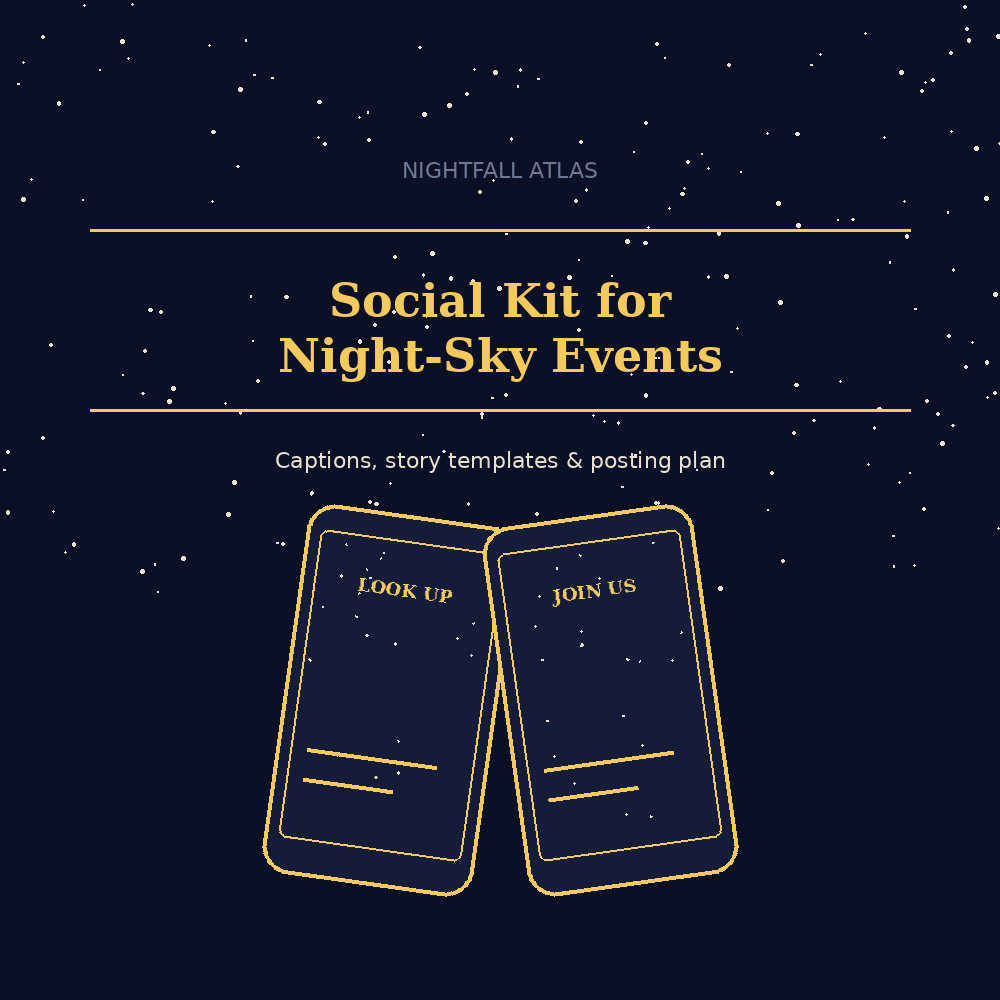 Social Kit for Night-Sky Events